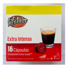 Extra Intenso Compatible con Dolce Gusto Kfetea 16 cápsulas