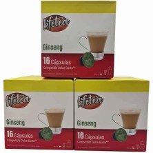 Ginseng  Kfetea 3 cajas de 16 capsulas compatibles Dolce Gusto