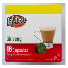 Ginseng en 16 cápsulas compatibles con Dolce Gusto de Kfetea