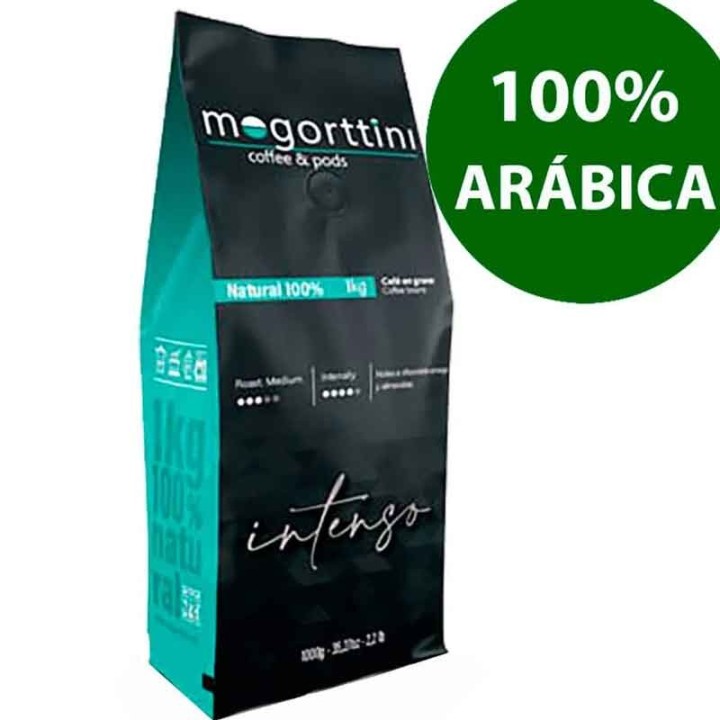 Selección de arábicas  Mogorttini espresso  calidad superior en bolsa de un kilo