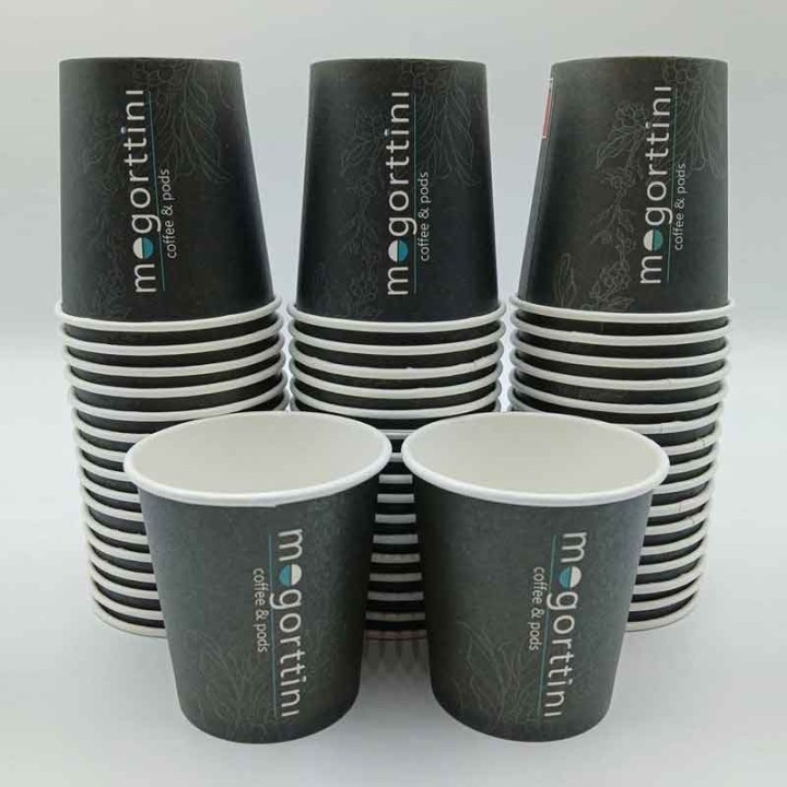 Surtido vasos papel  4 Oz 120 ml diseño Mogorttini 50 unidades