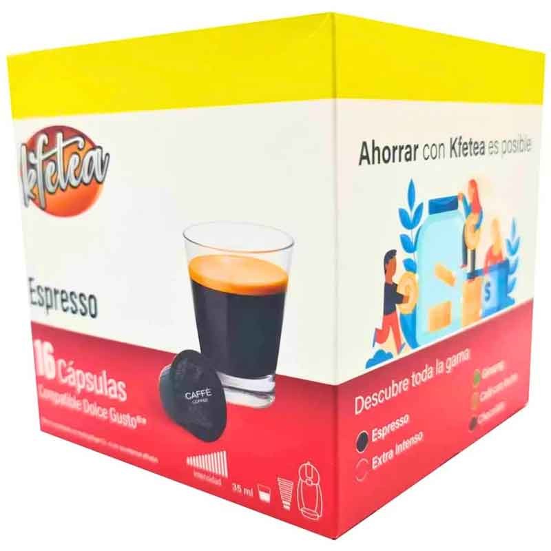 Expresso compatibles con Dolce Gusto Kfetea 16 cápsulas