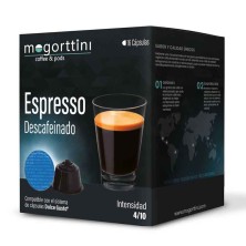 Espresso Descafeinado Mogorttini compatible Dolce Gusto 16 cápsulas