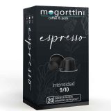 Espresso Mogorttini, caja 20 cápsulas. Compatibles con Nespresso.