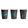 Surtido de 75 Vasos de papel. Diseño Mogorttini. 75 unidades 6'5 Oz 190 ml