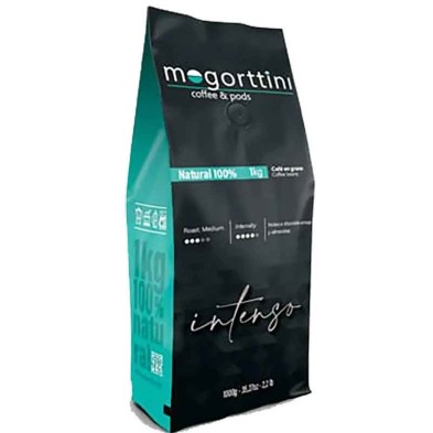 Café en grano Mogorttini 100% Natural Paquete 1kg