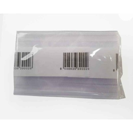 100 Paletinas plástico 90 mm. para máquinas Automáticas