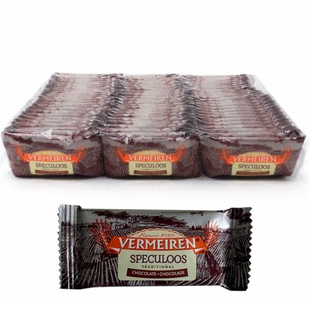 Vermeiren 75 Galletas speculoos con lagrimas chocolate  para acompañar al café