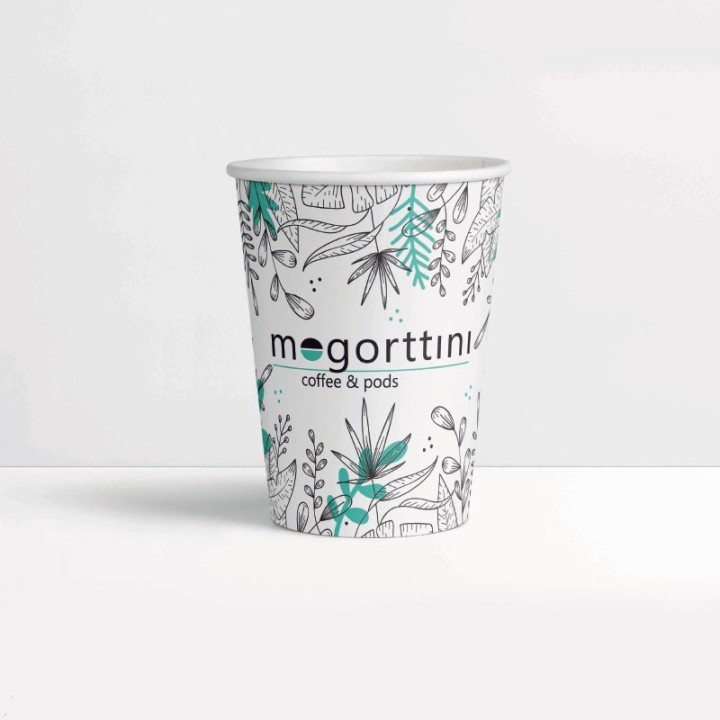 Surtido de 75 Vasos de papel. Diseño Mogorttini. 75 unidades 6'5 Oz 190 ml