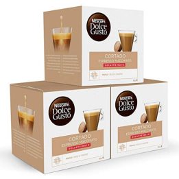 Café Cortado Descafeinado Pack 48 cápsulas Dolce Gusto